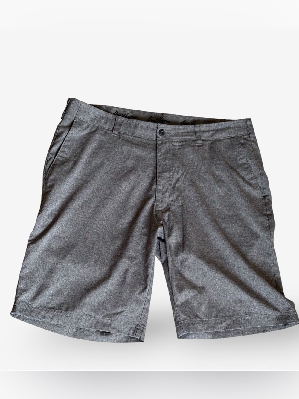 Ben Hogan Men's Performance Heather Active Flex Golf Shorts 36 Gray